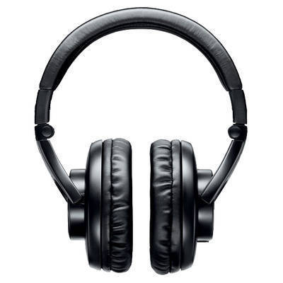 Shure Earbud on Long   Mcquade   Shure Srh440   Closed Back Pro Studio Headphones