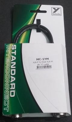 Store Special Product - Yorkville Sound - MC-1YM XLR Y-Cable