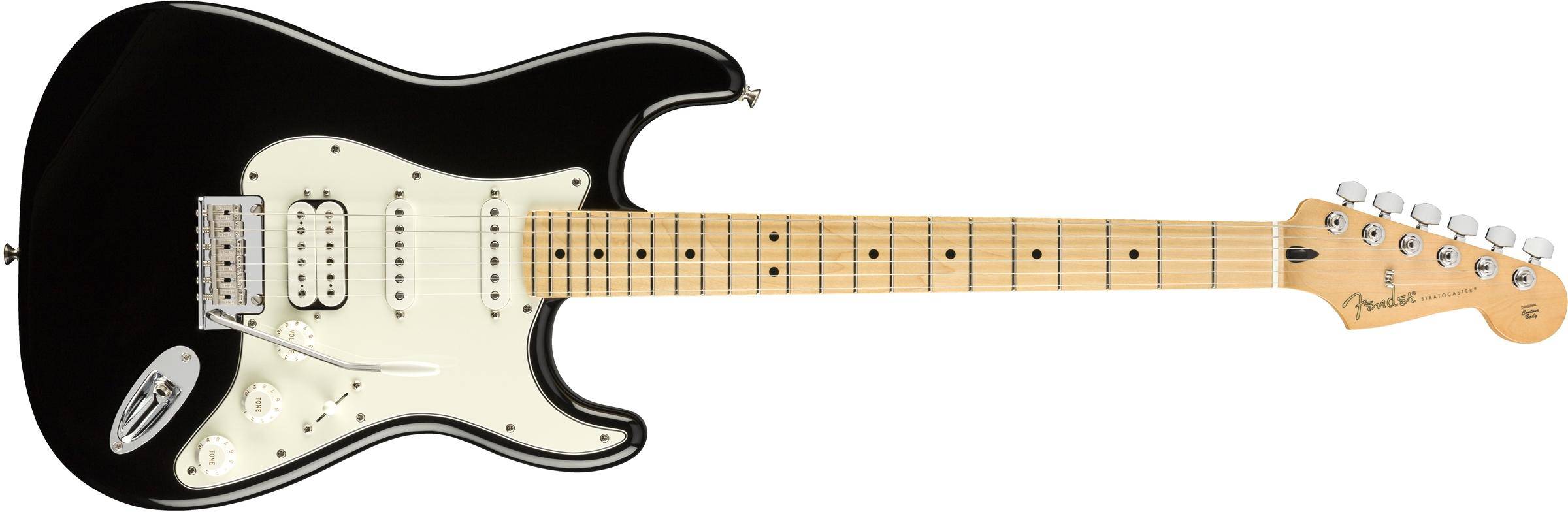 Fender Player Stratocaster HSS Maple - Black | Long & McQuade