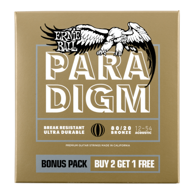 Paradigm Acoustic Strings - 80/20 - 12-54 - 3-Pack