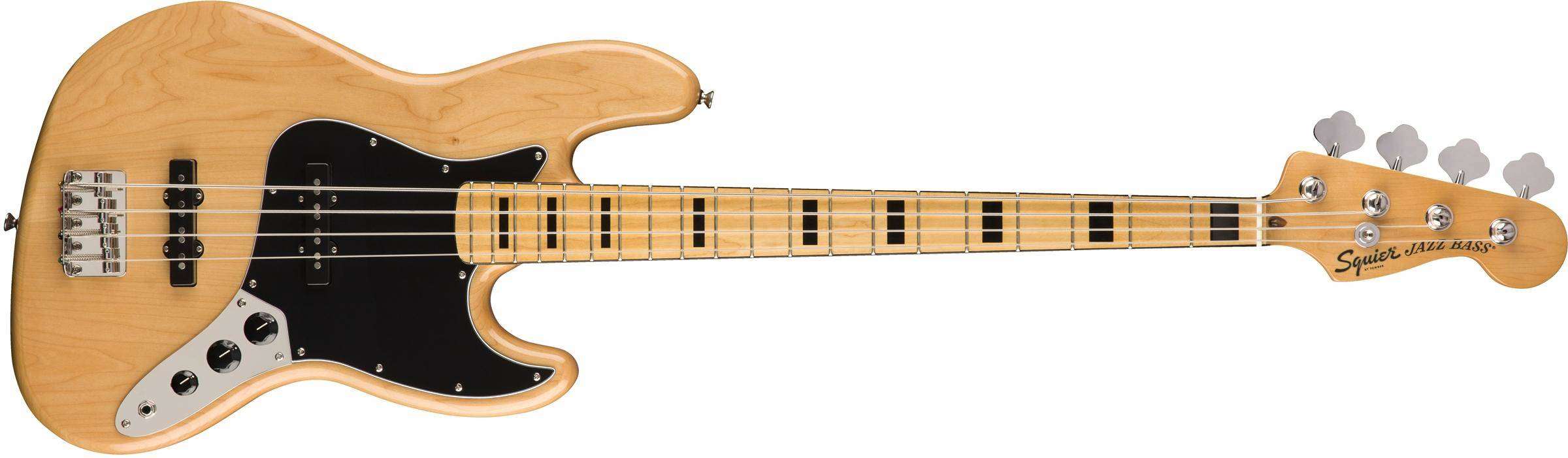 Squier Classic Vibe '70s Jazz Bass, Maple Fingerboard - Natural