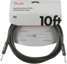 Fender - Professional Series Instrument Cable, Straight/Straight,10, Black