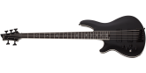 Schecter - SLS Elite-5 Evil Twin 5-String Bass - Satin Black - Left Handed