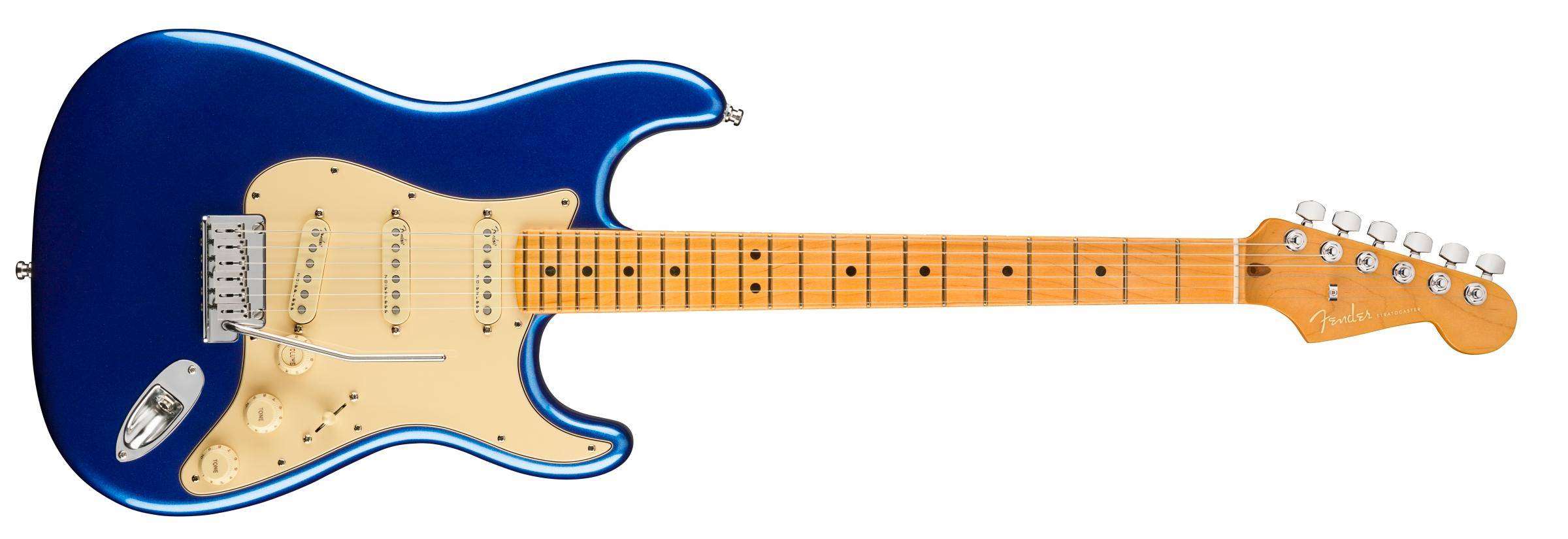 Fender American Ultra Stratocaster, Maple Fingerboard - Cobra Blue