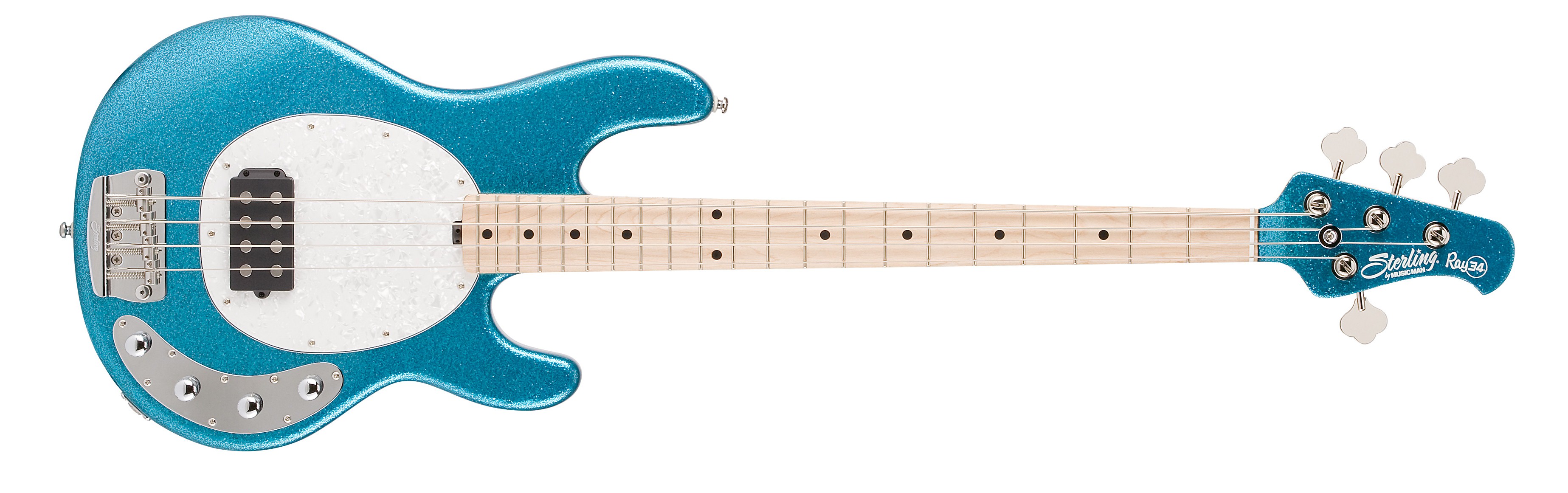 Sterling By Music Man Sterling Ray Body 4 String Blue Sparkle