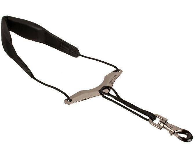 Protec Leather Saxophone Strap With Comfort Bar - Large - Long ...