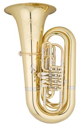 Professional 4 Rotary Valve BBb Tuba with 17 3/4'' Bell - Lacquer