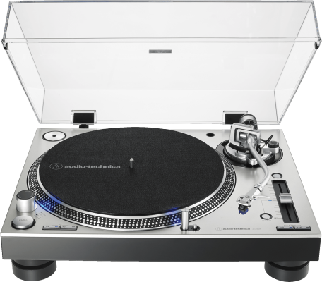 AT-LP140XP Direct Drive Professional DJ Turntable - Silver