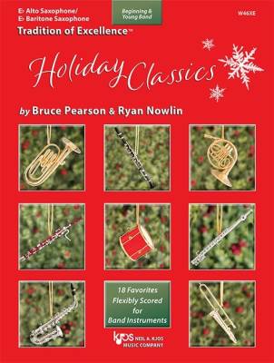 Tradition of Excellence: Holiday Classics - Pearson/Nowlin - Eb Alto Saxophone/Eb Baritone Saxophone - Book