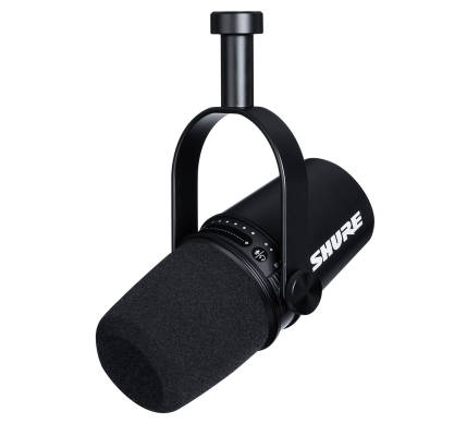 MV7 XLR/USB Dynamic Podcasting Microphone - Black