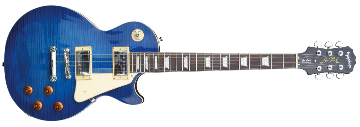 Epiphone Les Paul Standard Pro Electric Guitar - Translucent Blue