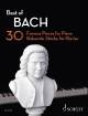 Schott - Best of Bach: 30 Famous Pieces for Piano - Bach/Heumann - Piano - Book