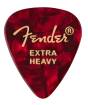 Fender - 351 Shape Premium Picks, Extra Heavy - Red Moto, 12 Count