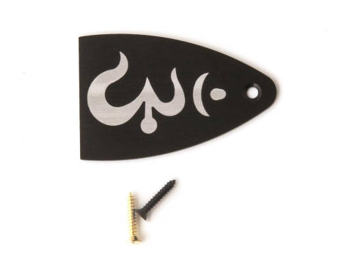Black Anodized Truss Rod Cover ''Om Symbol''