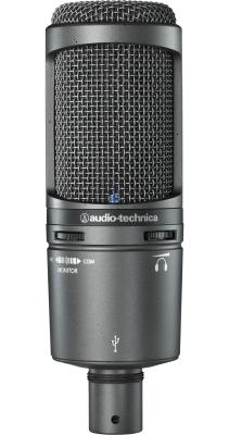 AT2020USB+ USB Cardioid Condenser Microphone - Black