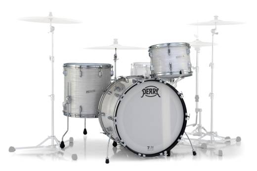 President Series Phenolic 3-Piece Shell Pack (22, 13, 16) - Pearl White Oyster