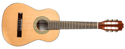 Denver Classical Guitar - 1/2 Size - Natural - Long & McQuade Musical  Instruments