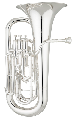 Q Series Compensating Bb Euphonium with 11.5'' Bell - Silver-Plated