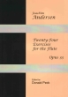 Progress Press - Twenty-Four Exercises for the Flute, Opus 33 - Anderson/Peck - Flute - Book