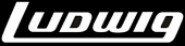 Ludwig Drums - White Block Logo Sticker - 5.5