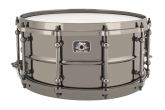Ludwig Drums - Universal Black Brass Snare Drum 6.5x14 - Black Nickel Hardware