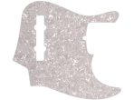 WD Music - Custom Pickguard for American Made Fender 5 String Jazz Bass - White Pearl