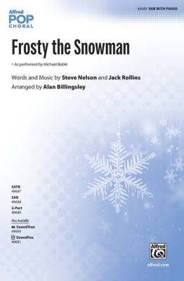 Alfred Publishing - Frosty the Snowman - Nelson /Rollins /Billingsley - SAB