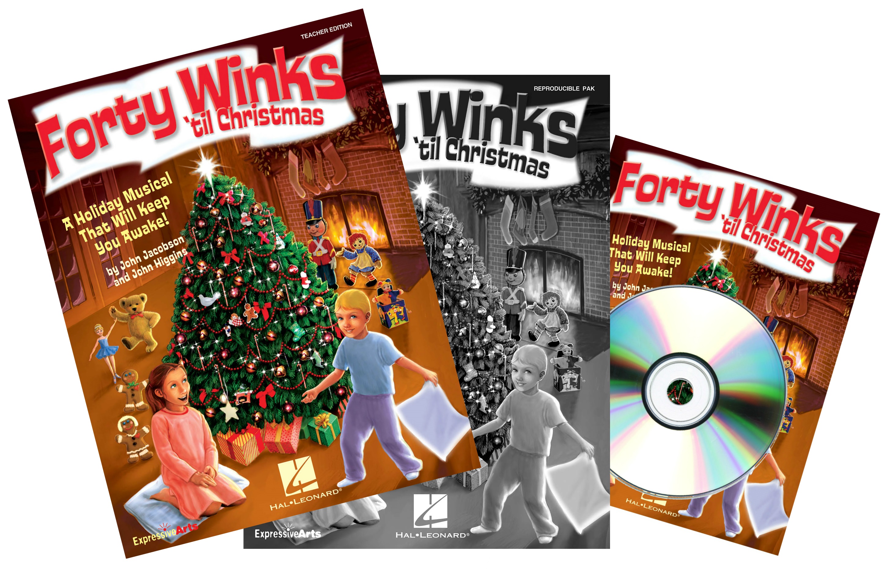 Hal Leonard Forty Winks 'Til Christmas (Musical) - Higgins/Jacobson -  Classroom Kit