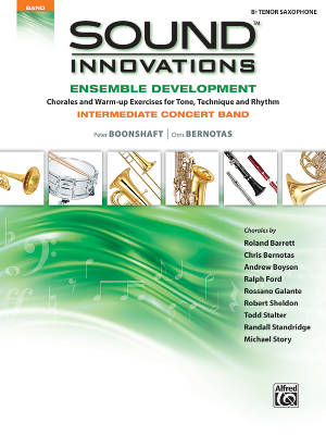 Sound Innovations for Concert Band: Ensemble Development for Intermediate Concert Band - Tenor Saxophone - Book