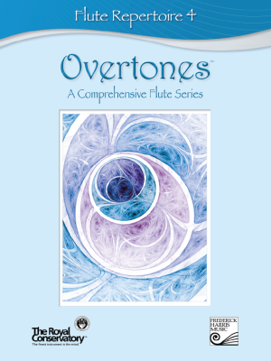 Overtones Flute Repertoire 4 - Book/CD