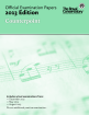 Frederick Harris Music Company - RCM Official Examination Papers: Counterpoint - 2013 Edition