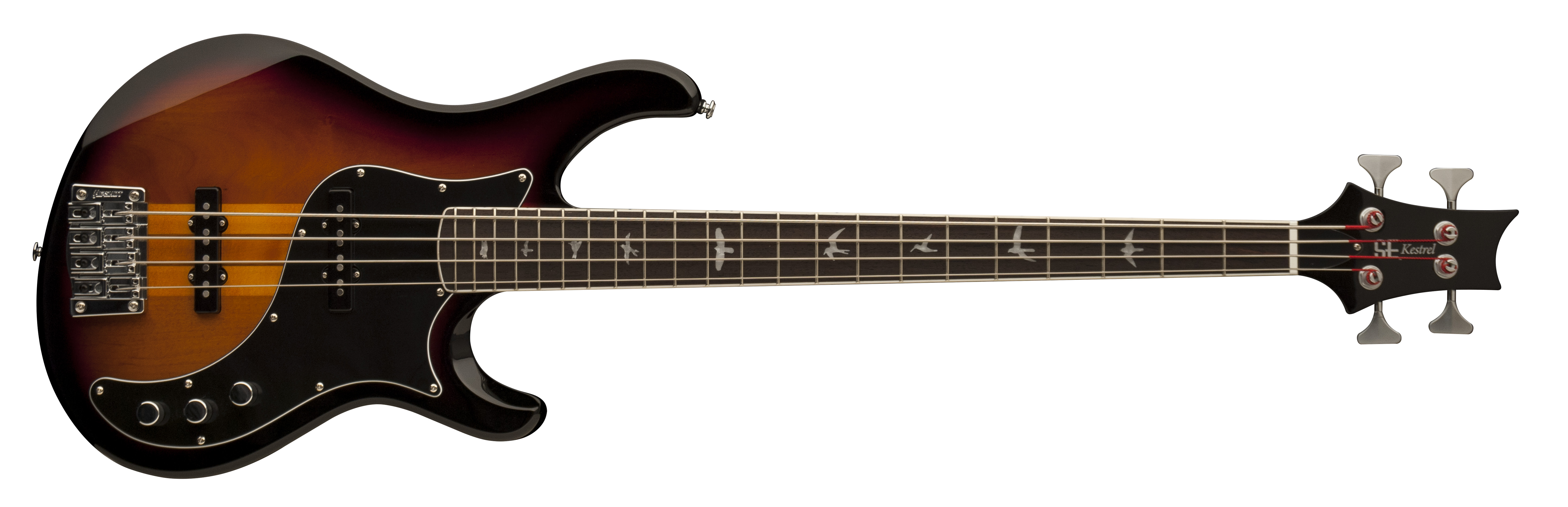 PRS Guitars SE Kestrel 4-String Bass - 3-Colour Sunburst | Long
