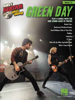 Green Day: Easy Guitar Play-Along Vol.10 - Book/CD