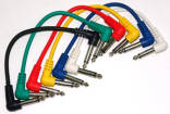 Link Audio - Link Audio 1/4 - 1/4 Pedal Jumper Cable - Molded Ends - pack of 6