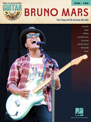 Bruno Mars: Guitar Play-Along Volume 180 - Guitar TAB - Book/Online Audio