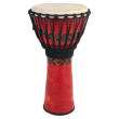 Toca Percussion - Freestyle Rope-Tuned Djembe - 9 inch - Bali Red