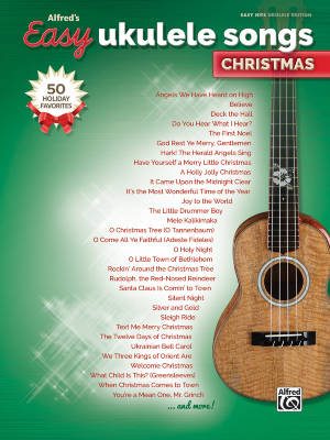 Alfred's Easy Ukulele Songs: Christmas - Ukulele - Book