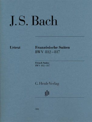 French Suites BWV 812-817 (With Fingering) - Bach/Scheideler/Schneidt - Piano - Book