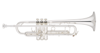 S. E. Shires - TRQ10S Bb Trumpet, .459 Bore, Silver Plated w/Case