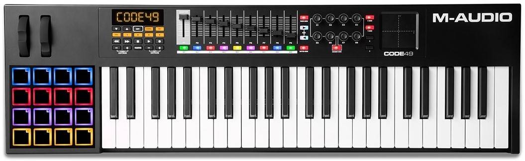M-Audio Code 49 USB MIDI Keyboard Controller With X/Y Pad - Black - Long &  McQuade Musical Instruments