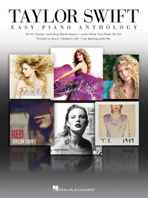 Taylor Swift: Easy Piano Anthology - Book
