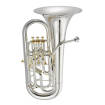 XO Professional Brass - 1270S Compensating Euphonium - Silver Plated w/Gold Plated Trim