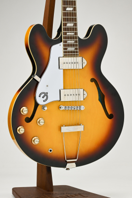 Store Special Product - Epiphone - Casino Left Handed Semi-Hollow Guitar - Vintage Sunburst w/ Case