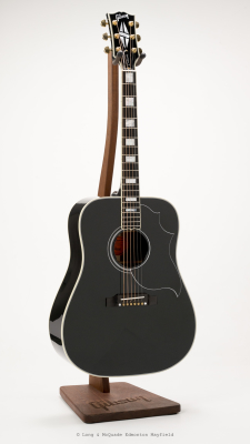 Store Special Product - Gibson - Hummingbird Custom Acoustic/Electric Guitar with Hardshell Case - Ebony