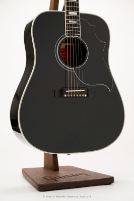 Store Special Product - Gibson - Hummingbird Custom Acoustic/Electric Guitar with Hardshell Case - Ebony
