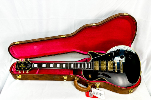 Store Special Product - Gibson Custom Shop 1957 Les Paul Custom Reissue 3-Pickup VOS w/Stopbar - LPB357VOEBGH