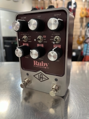 Store Special Product - Universal Audio UAFX Ruby 63 Top Boost Amplifier Pedal