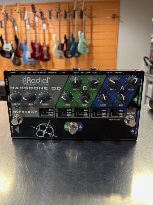 Store Special Product - Radial Bassbone OD Bass Preamp 2 Channel w/Overdrive