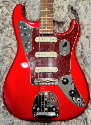 Store Special Product - Fender - LE18 JAG/STRAT RW CANDY APPLE RED