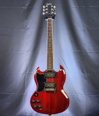Store Special Product - Epiphone - Tony Iommi SG Special with Case - Left-Handed - Vintage Cherry